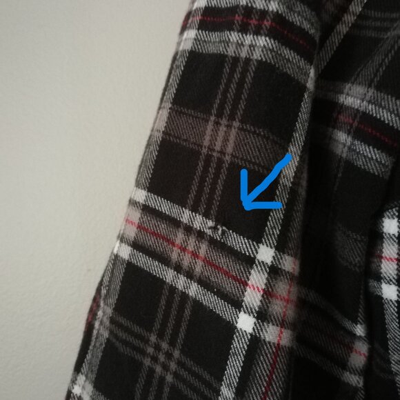 Lady Hathaway Checkered Lined Warm Shirt Size L - Picture 10 of 10